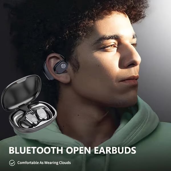 🔥Special Price $25.99 Only Today!!!⏰🔥True Powerful Bluetooth 5.4 Open Ear Earbuds, IPX5 Waterproof