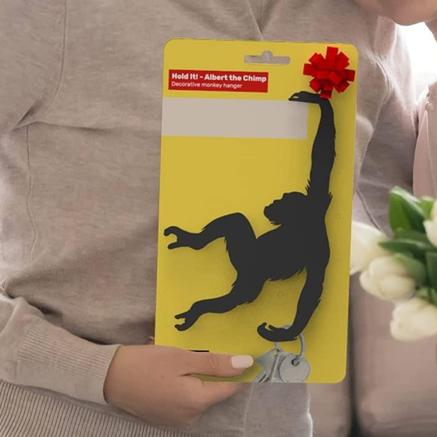 š¦Chimp Balance Hanger - Holds Up Bananas, Jackets, Bags, and Moreš