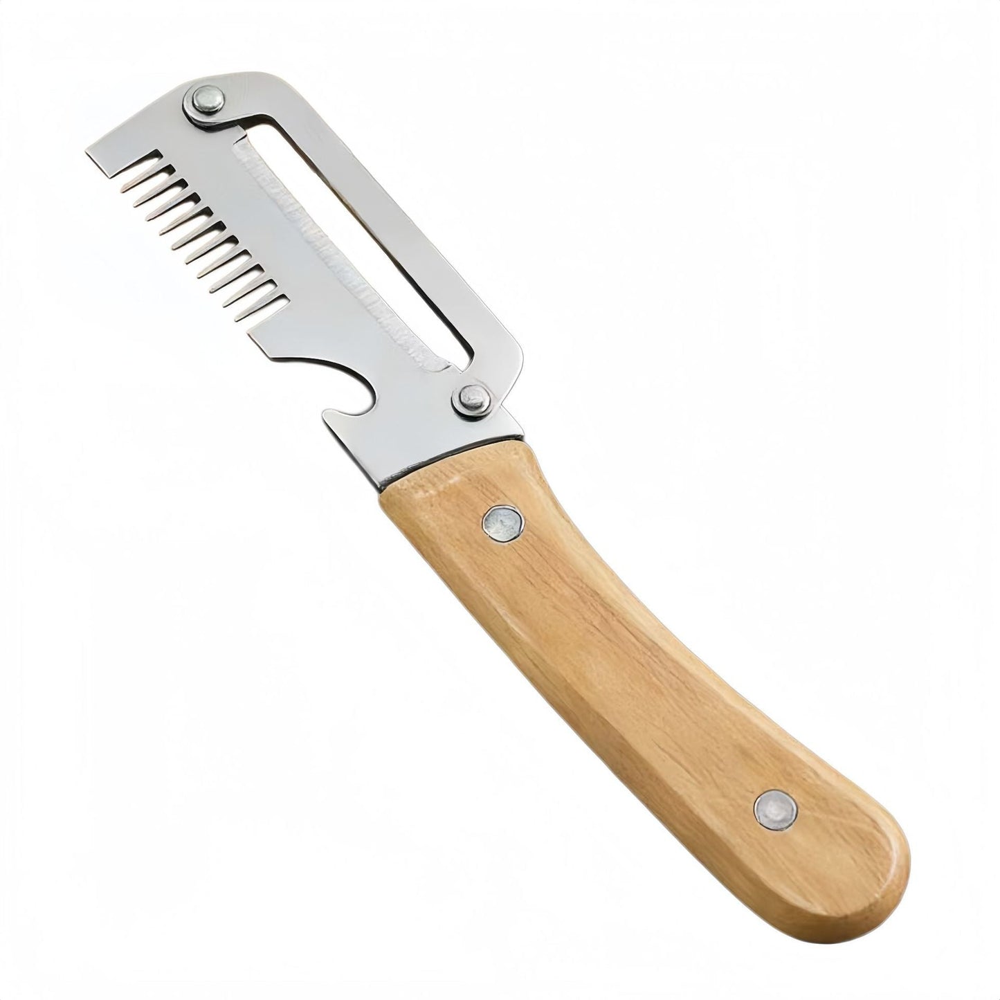 Stainless Peeler , High-Grade Durability, Clean, Precision Peeling + Bottle Opener