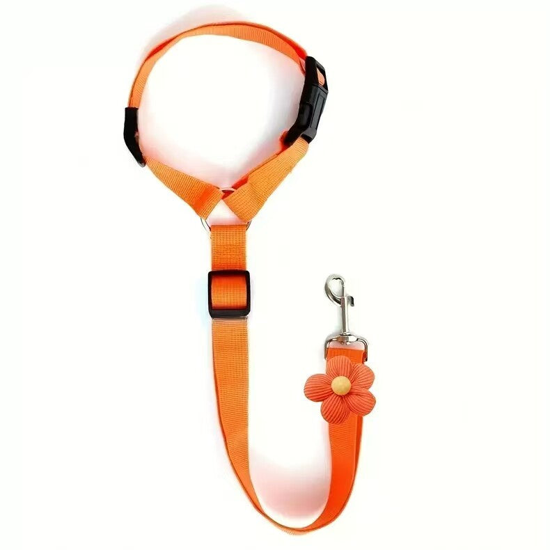 🐶🐾Dog Safety Leash for Vehicles, Pet Car Seatbelt Leash, Dog Vehicle Safety Belt Clip, Gift for Dogs,Universal Harness Straps