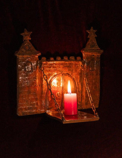 🏰 FINAL SALE: Handcrafted Castle Wall Shelf — JUST $49.99! 🏰