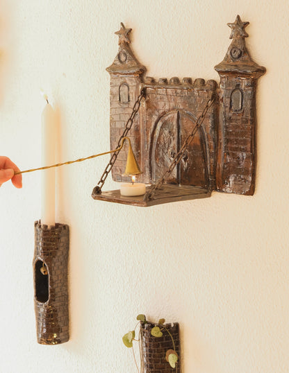 🏰 FINAL SALE: Handcrafted Castle Wall Shelf — JUST $49.99! 🏰