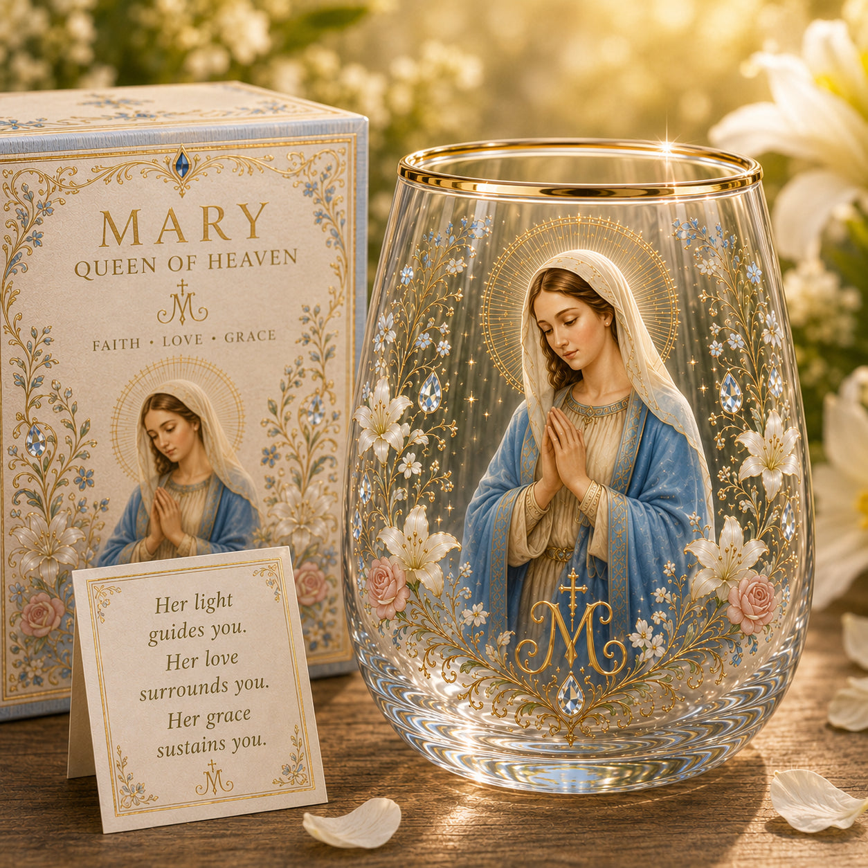 ✝️2026 Limited Edition "Morning Prayer" G Glass Tea Cup - Faith & Serenity Collection