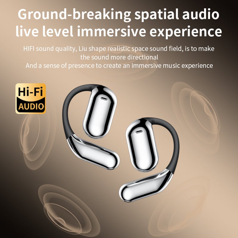 🔥Special Price $25.99 Only Today!!!⏰🔥True Powerful Bluetooth 5.4 Open Ear Earbuds, IPX5 Waterproof