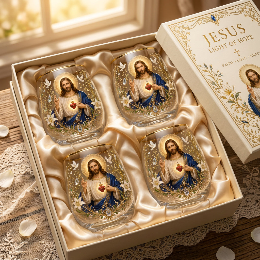✝️2026 Limited Edition "Morning Prayer" G Glass Tea Cup - Faith & Serenity Collection