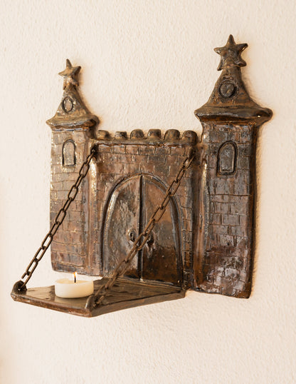 🏰 FINAL SALE: Handcrafted Castle Wall Shelf — JUST $49.99! 🏰