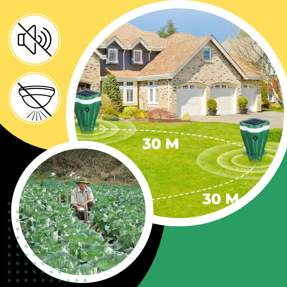 🔥Buy 1 Get 1 Free🔥Solar Ultrasonic Outdoor Animal Repellent