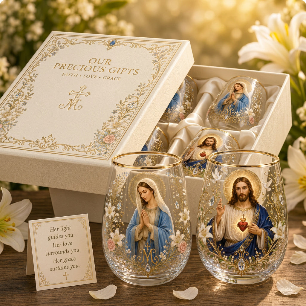 ✝️2026 Limited Edition "Morning Prayer" G Glass Tea Cup - Faith & Serenity Collection