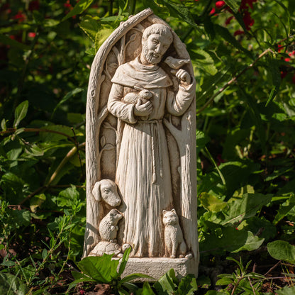 St. Francis Plaque for Home & Garden