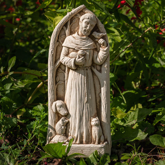 St. Francis Plaque for Home & Garden