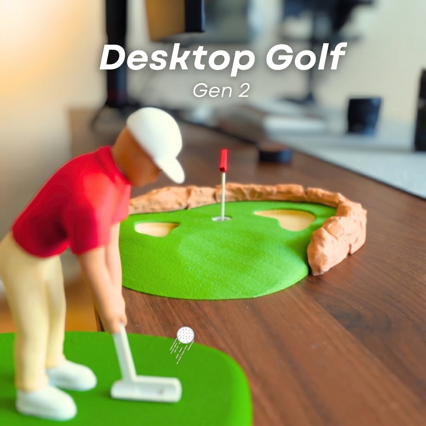 ⛳  Desktop Golf – Introducing the "Real Golfer" Putting Game!