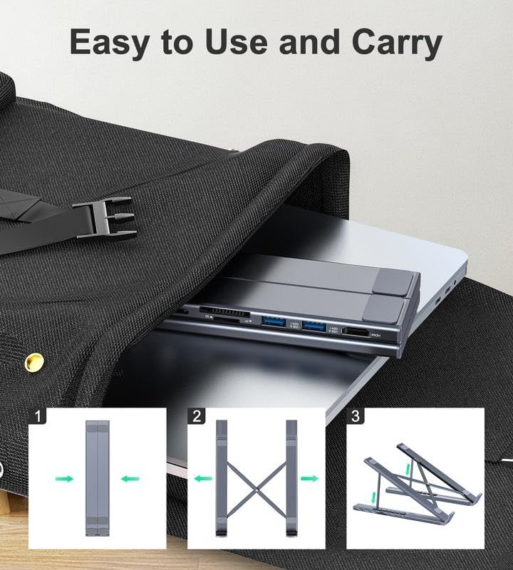 ⚡Hot Sales 49% OFF🔥 8-in-1 USB-C Laptop Stand,Best Gifts💻