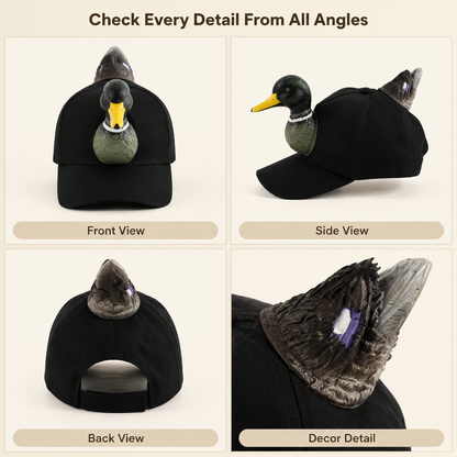 🔥 3D Mallard Duck Baseball Cap – Clearance 50% Off, Now $49.99🔥