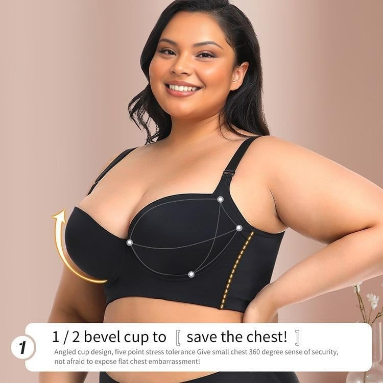 🔥HOT SALE - 40% OFF🔥Comfortable Seamless Plus Size Bra | Back Smoothing & Anti-Sagging Support