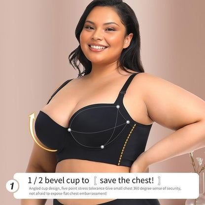 🔥HOT SALE - 40% OFF🔥Comfortable Seamless Plus Size Bra | Back Smoothing & Anti-Sagging Support