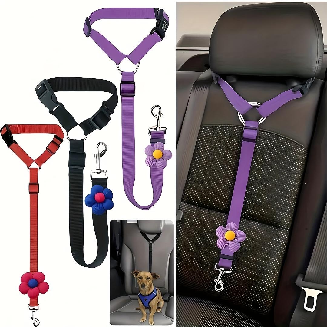 🐶🐾Dog Safety Leash for Vehicles, Pet Car Seatbelt Leash, Dog Vehicle Safety Belt Clip, Gift for Dogs,Universal Harness Straps