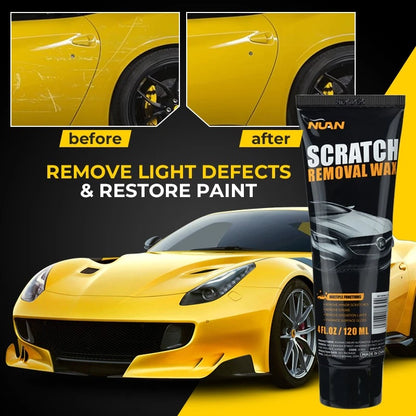 Premium Scratch Repair Wax,  Includes Wipe & Sponge for Vehicles