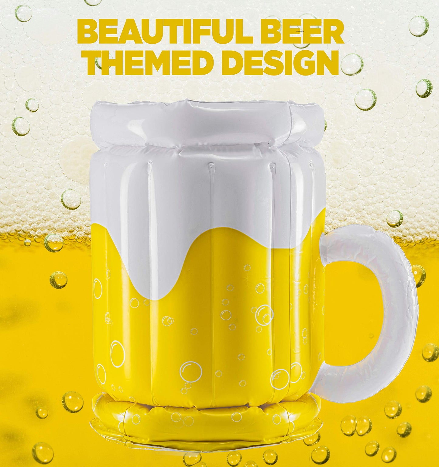 🎉 Summer Holiday Special: Inflatable Beer Mug Cooler Pool Float – Only $19.99!