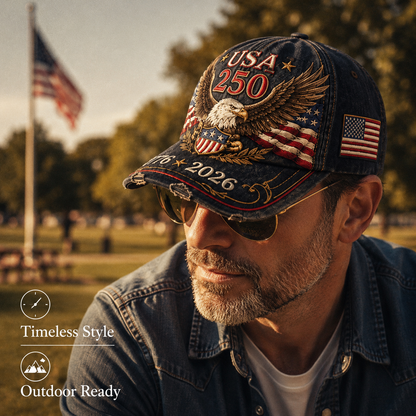 Freedom Eagle 250™ Cap  Celebrating 250 Years of American Freedom (1776–2026)