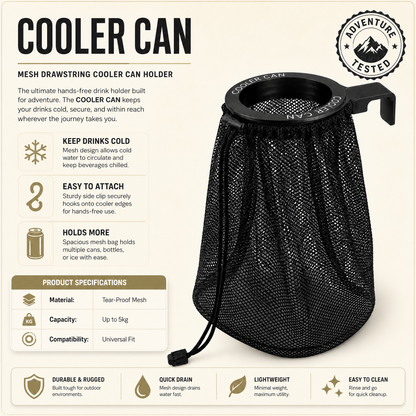 Cooler Can - Outdoor Cooler Trash Can Accessory