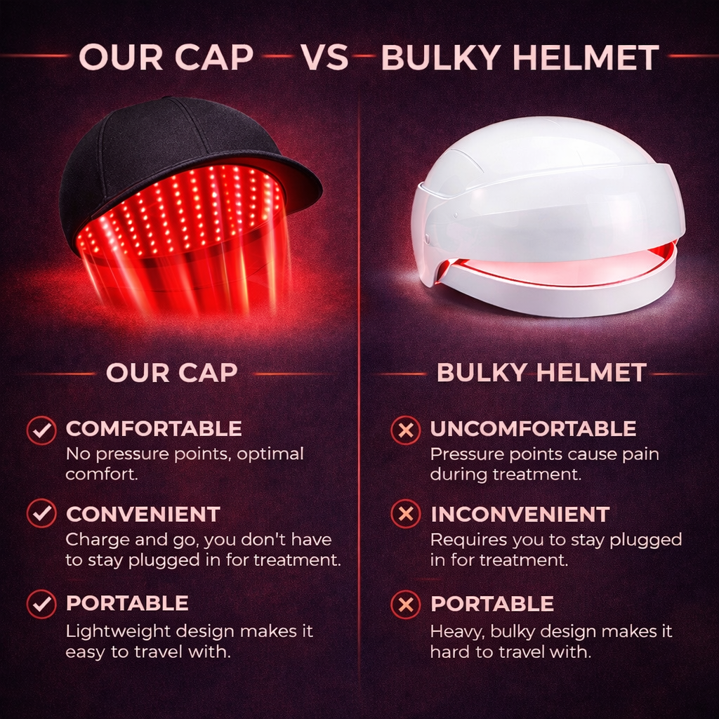🧬Regrowth Therapy Cap – LLLT Laser Hair Growth Device for Thinning Hair (50% OFF - Now $79.99) ✨