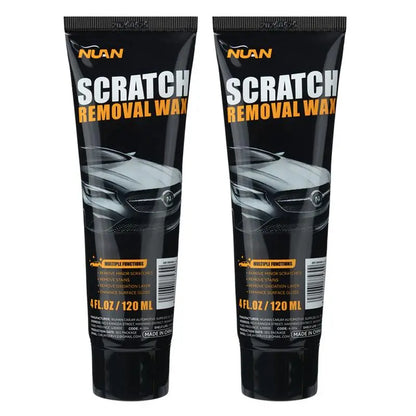 Premium Scratch Repair Wax,  Includes Wipe & Sponge for Vehicles