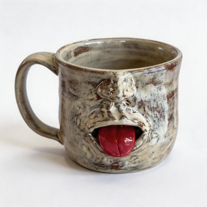 Red Tongue Grotesque Mug