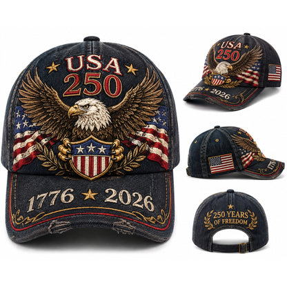 Freedom Eagle 250™ Cap  Celebrating 250 Years of American Freedom (1776–2026)