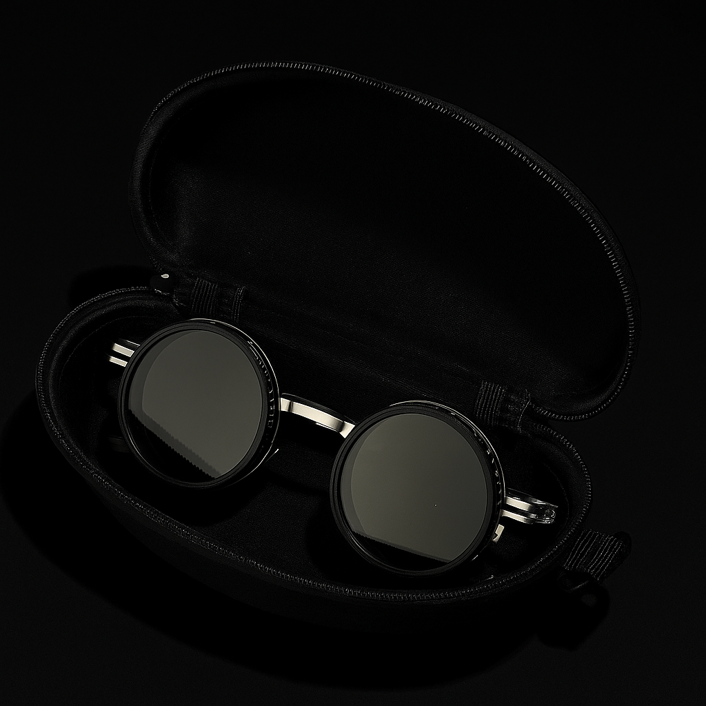Silver with Case