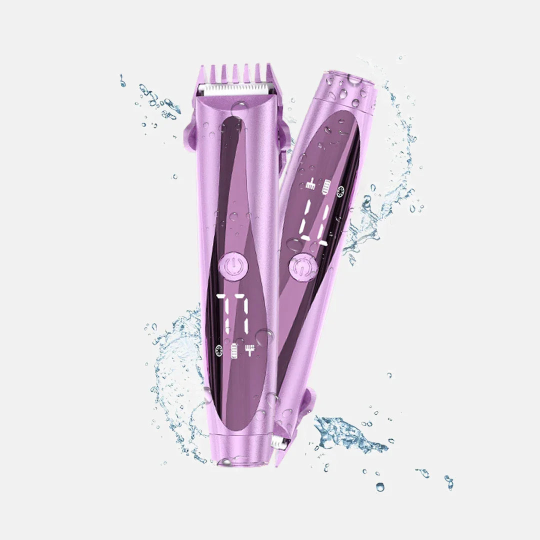 🔥Hot Sale 50% OFF🔥2-in-1 Painless Bikini Hair Trimmer