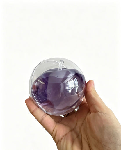 🍎Valors Apple Squishy Toy, Glass Gloss Semi-Transparent Zero bounce-back Fidget Stress Ball