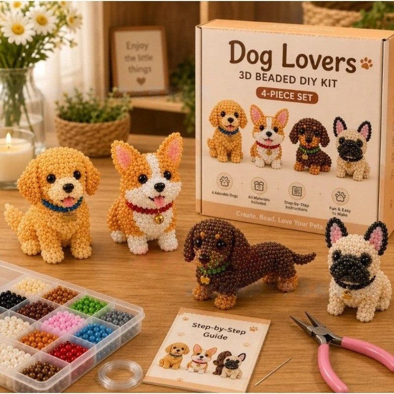 ✨ Tiny 3D Beaded Animal DIY Kit✨