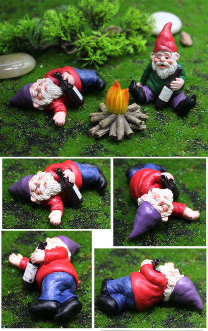 Drunk Garden Gnome Set