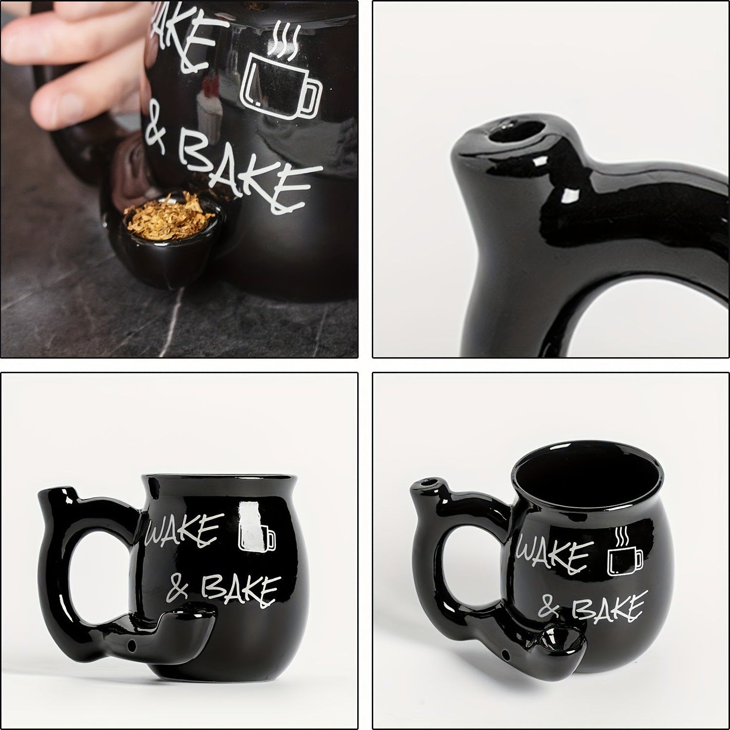 Last Day 49% OFF🔥 Multifunctional Ceramic Smoking Coffee Cup