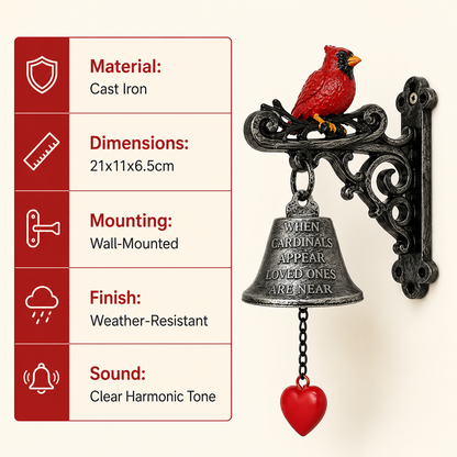 ⏳ TIME IS RUNNING OUT: CARDINAL CAST IRON BELL — JUST $29.99 ⏳
