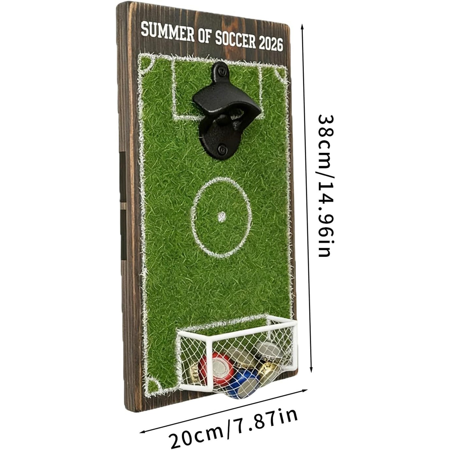 ⚽🔥 SUMMER OF SOCCER 2026 – Bottle Opener Soccer Field Shape 🍻🏆