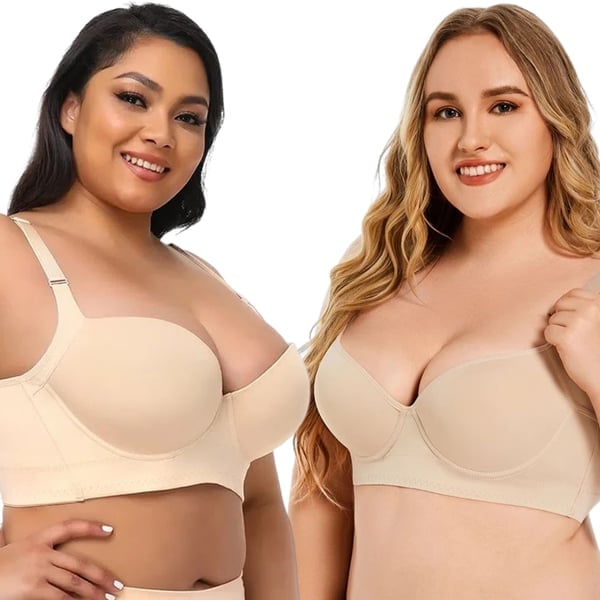 🔥HOT SALE - 40% OFF🔥Comfortable Seamless Plus Size Bra | Back Smoothing & Anti-Sagging Support