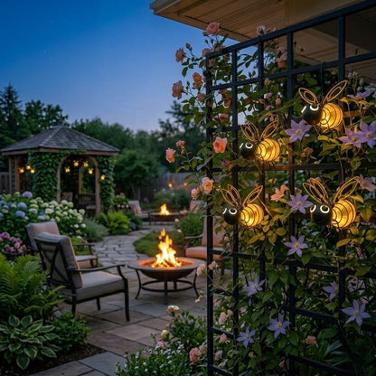 ✨  Create magic in the garden ! 🐝☀️🐝Hanging solar light for outdoor use -