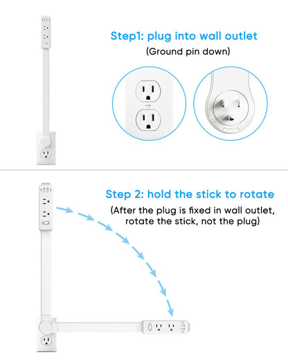 🎉 Holiday Special: 10‑in‑1 Swivel Power Strip – Only $39.99!