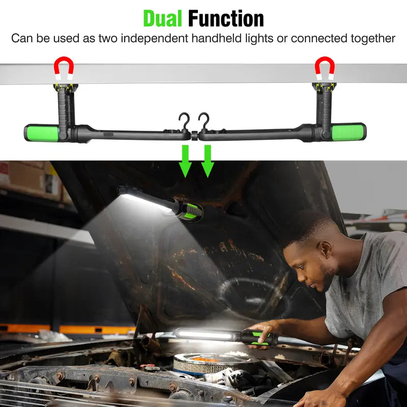 【FathersDayGift】2400LM USB Work Light Bar for Car Repair & Garage Use