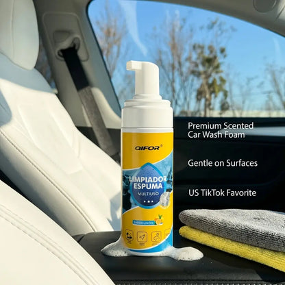 🥳2026 HOT SALE💞50K+ SOLD!🚗QIFOR 4-in-1 Multi-Enzyme Foam Spray Cleaner