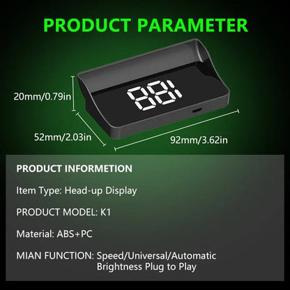 🔥HOT SALE 49% OFF🔥-🚗 Head-Up Display Car GPS Digital Speedometer