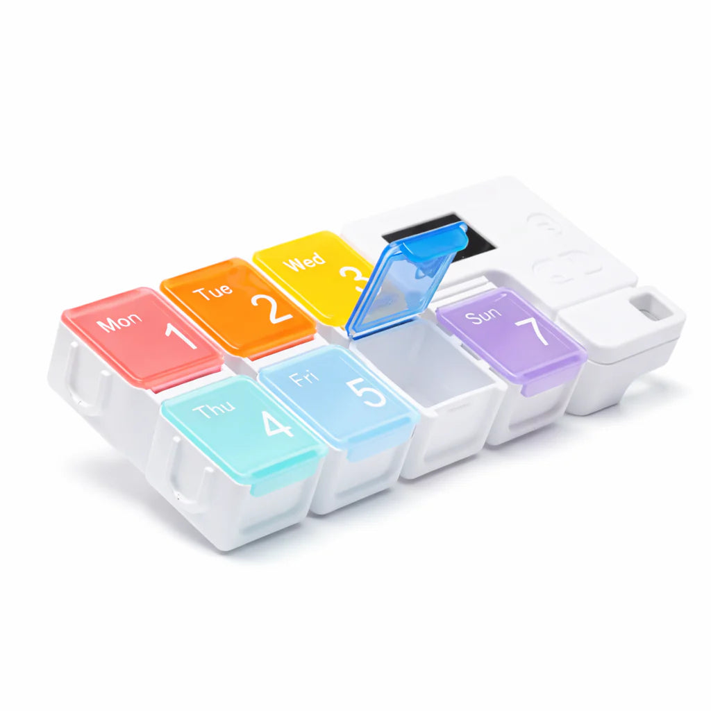 💊 Smart Weekly Pill Organizer with Alarm✨