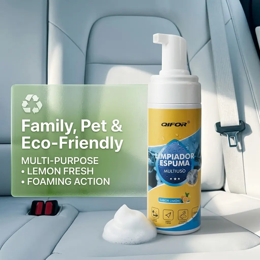 🥳2026 HOT SALE💞50K+ SOLD!🚗QIFOR 4-in-1 Multi-Enzyme Foam Spray Cleaner