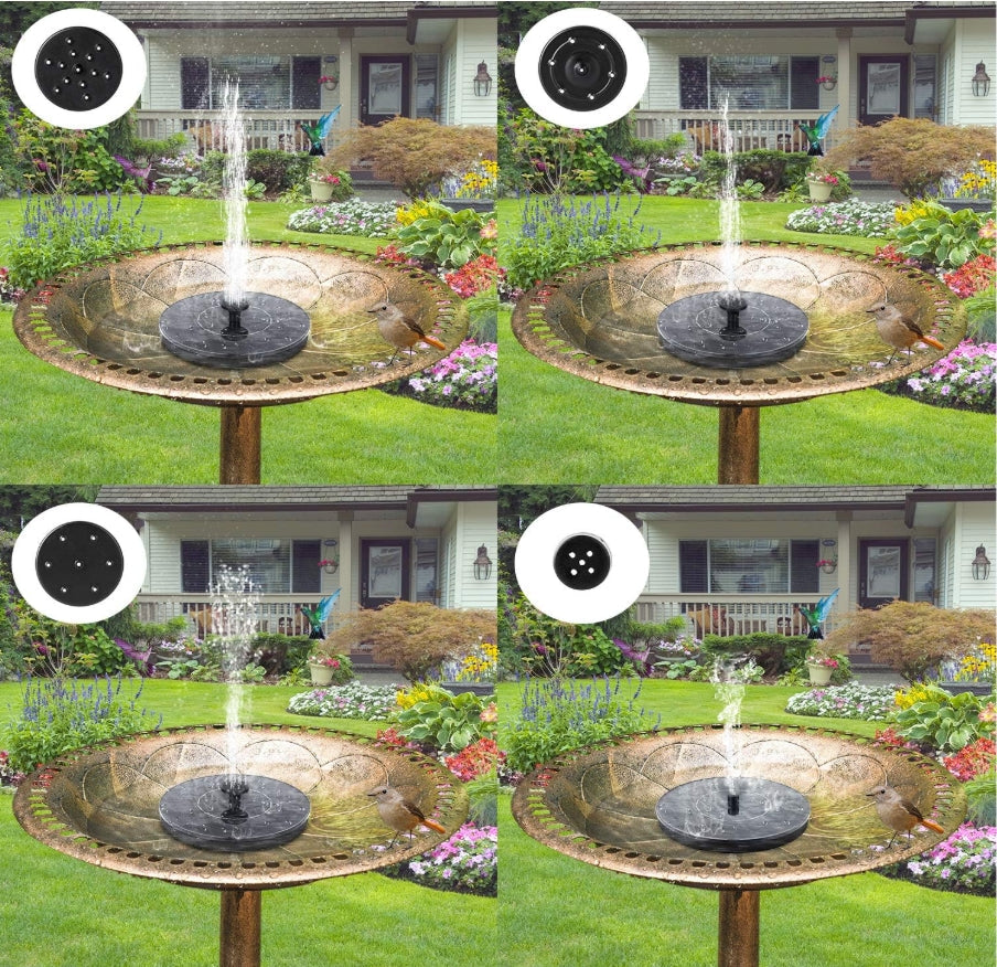 Last Day 49% OFF🔥 Solar Bath Fountains Pump, Upgrade 1.4W Solar Fountain