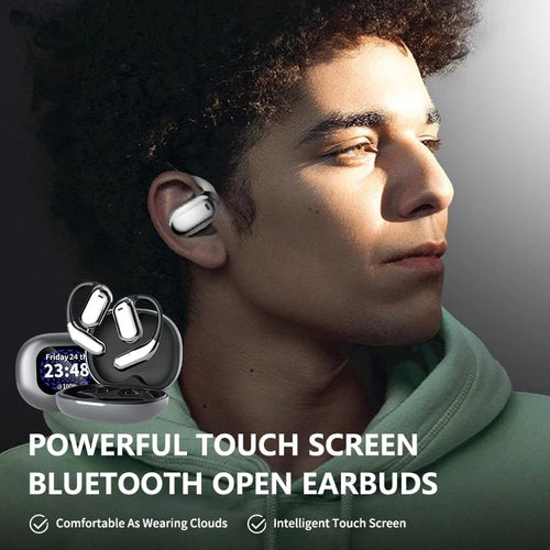 🔥Special Price $25.99 Only Today!!!⏰🔥True Powerful Bluetooth 5.4 Open Ear Earbuds, IPX5 Waterproof