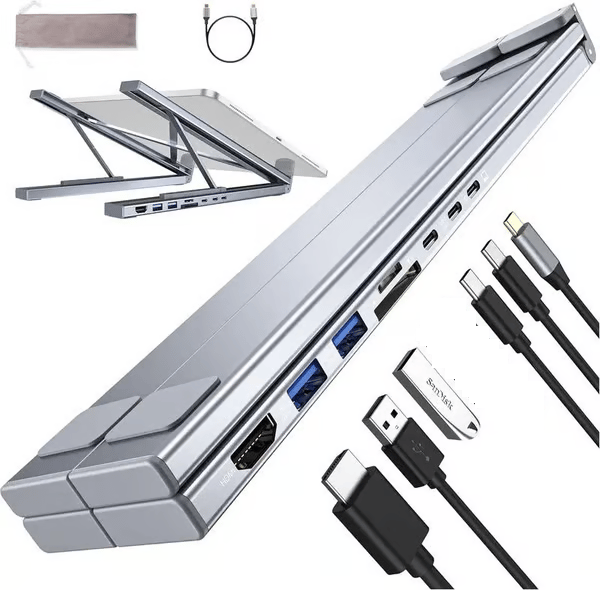 ⚡Hot Sales 49% OFF🔥 8-in-1 USB-C Laptop Stand,Best Gifts💻