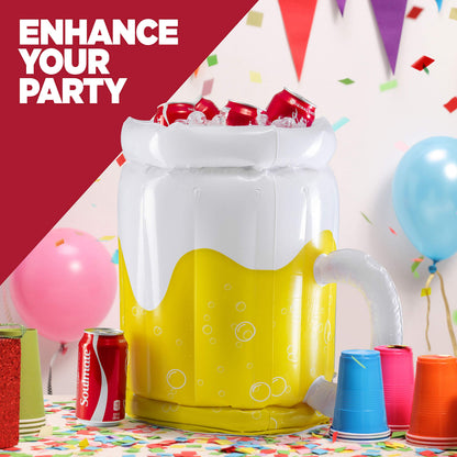 🎉 Summer Holiday Special: Inflatable Beer Mug Cooler Pool Float – Only $19.99!