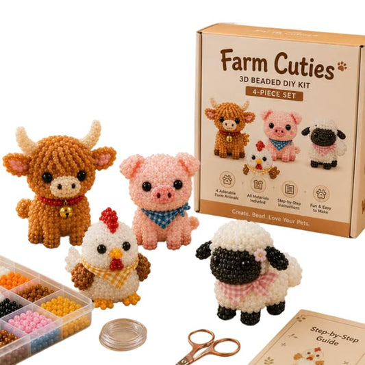 ✨ Tiny 3D Beaded Animal DIY Kit✨