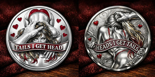 🌹Early Valentine Sale 60% OFF -❤️Heads I Get Tail / Tails I Get Head Commemorative Coin